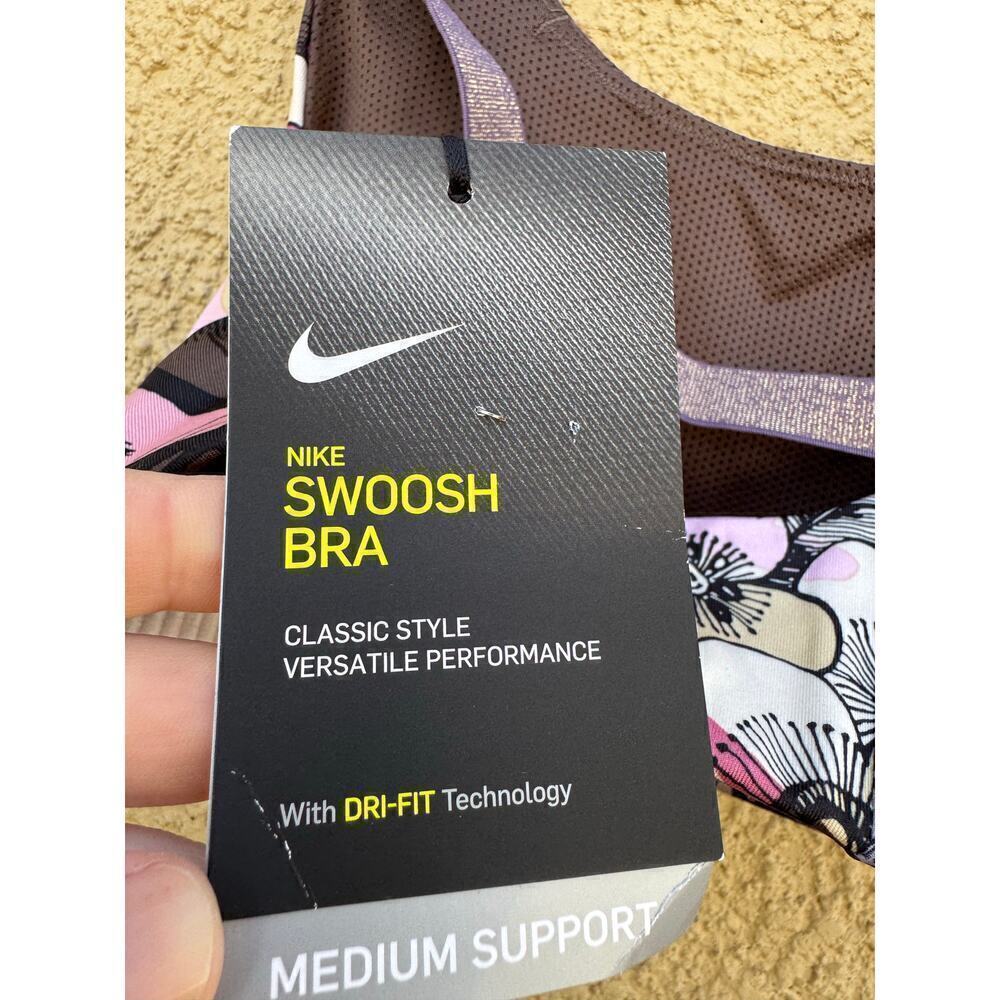 Nike Floral Dri Fit Sports Bra Extra Small - Picture 6 of 10